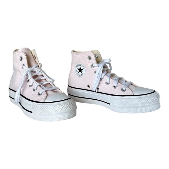 Women's size 5 Converse Chuck Taylor All Star High Top Pink platform sneakers - Picture 6 of 10